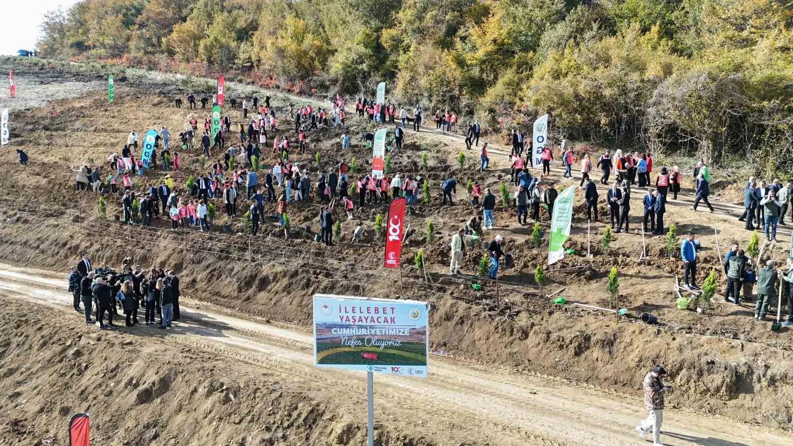 “81 İlde 81 Orman” projesinin ilk fidanları toprakla buluştu