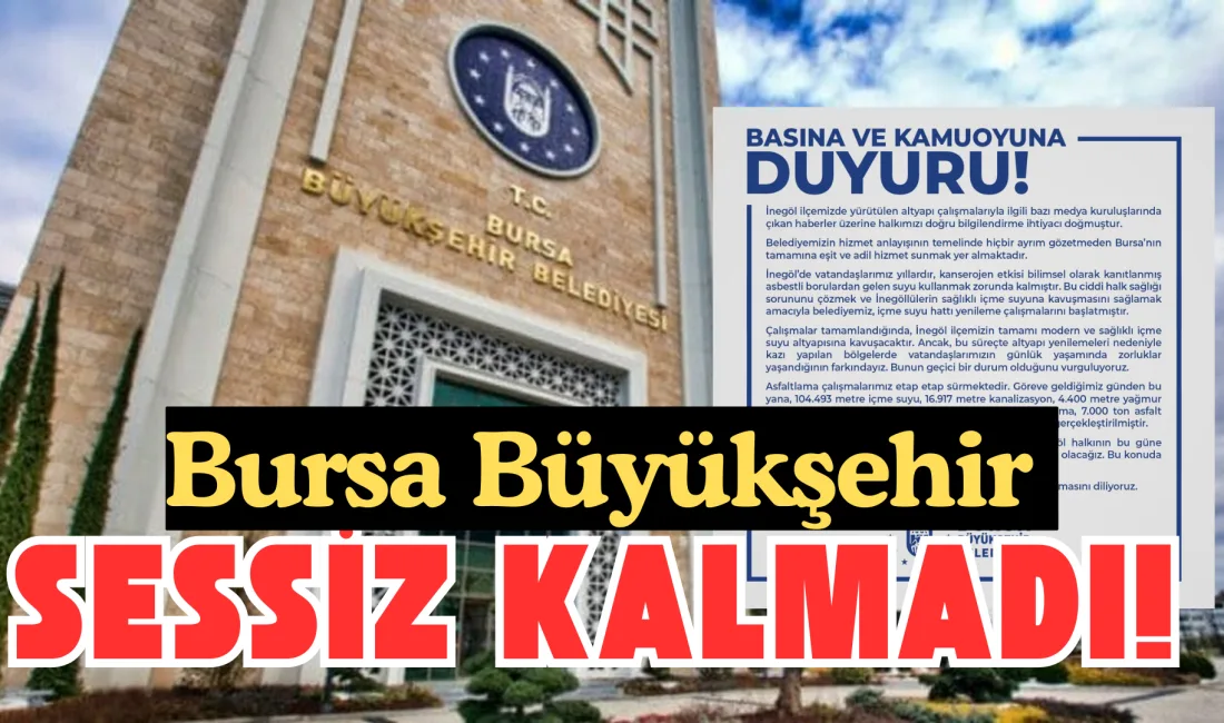 Bursa Büyükşehir Belediyesi, İnegöl’de