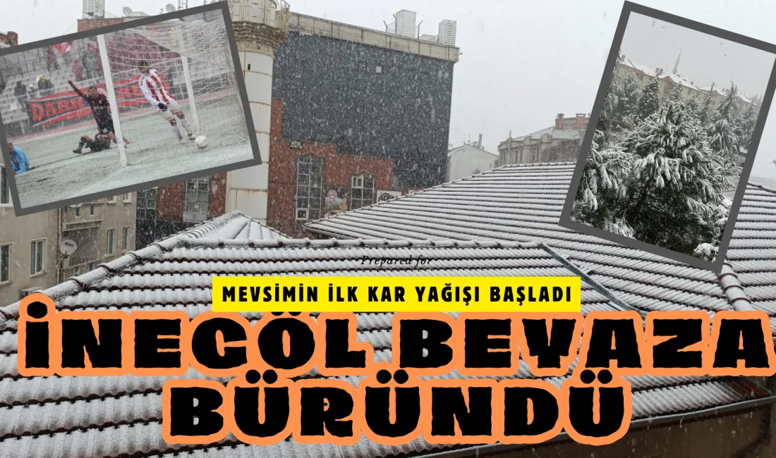 Bugün başlayan kar yağışı