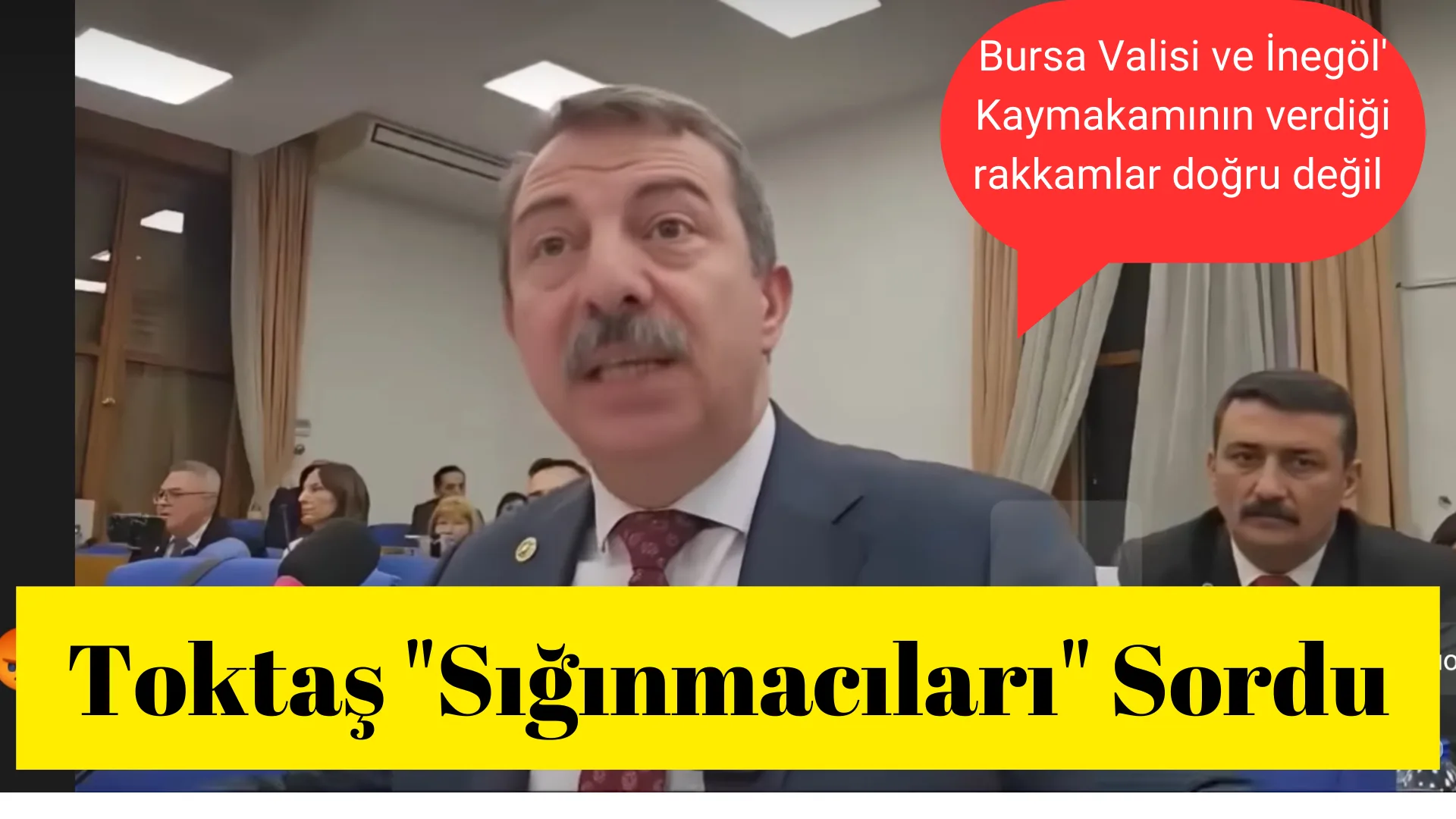 İYİ Parti Bursa Milletvekili Toktaş İçişleri Bakanına Sordu