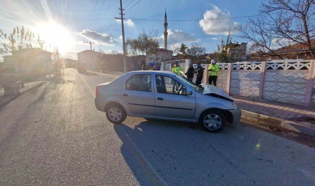 ÇORUM’UN ALACA İLÇESİNDE OTOMOBİLİN