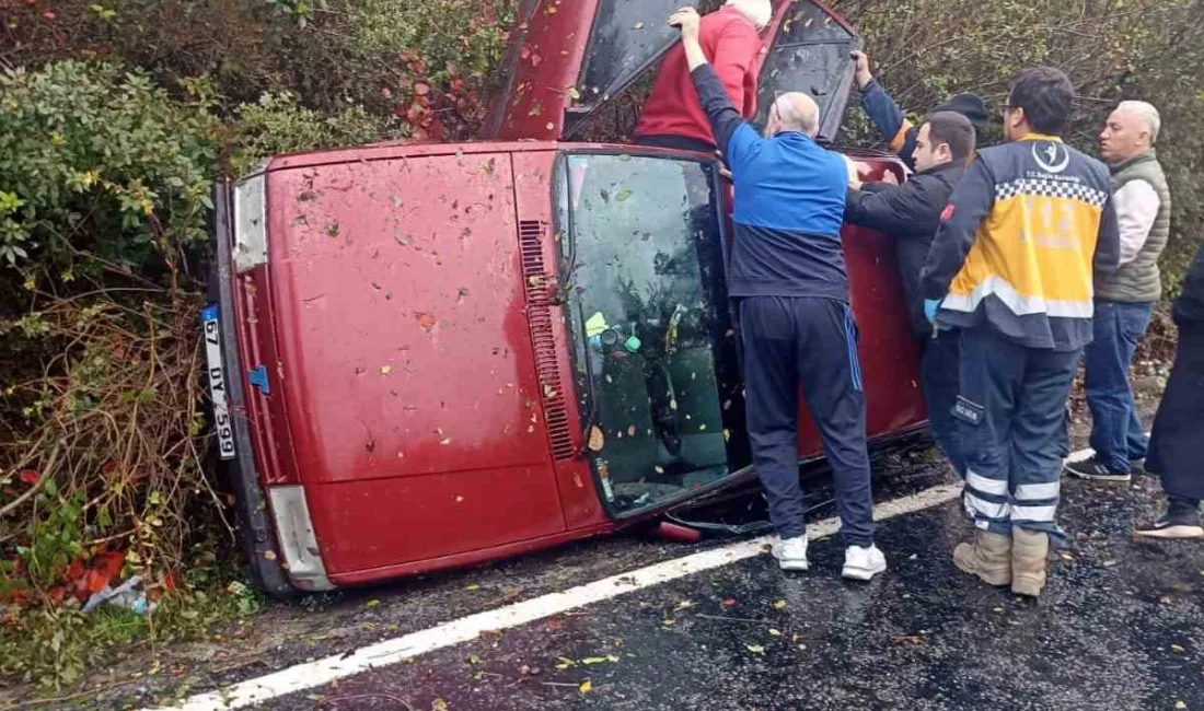 İNCİVEZ KÖYÜ YOLUNDA KONTROLDEN