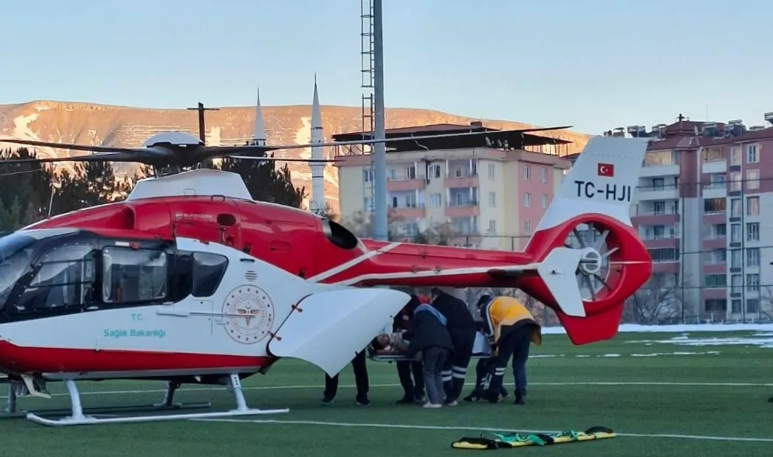 AMBULANS HELİKOPTER SİLAHLA YARALANAN