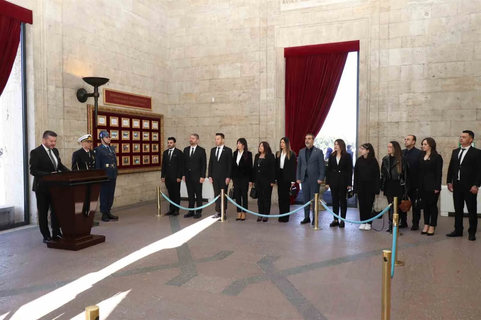 ANTGİAD üyeleri,  Atatürk’ün 86. ölüm yıl dönümünde Anıtkabir’de