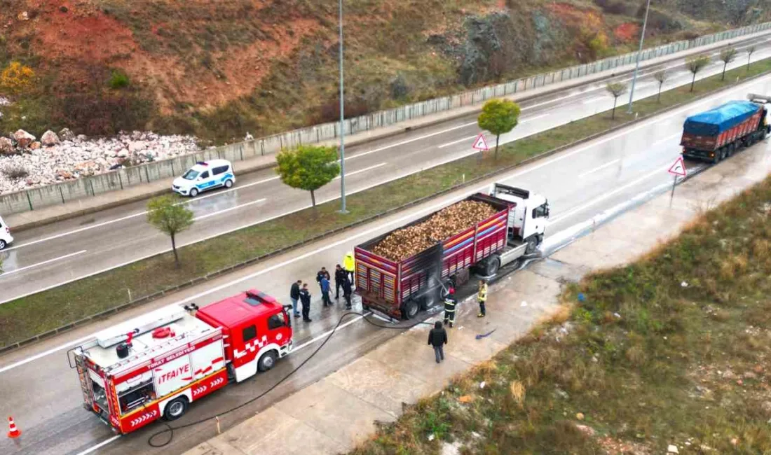 TOKAT’TA AŞIRI YÜK NEDENİYLE