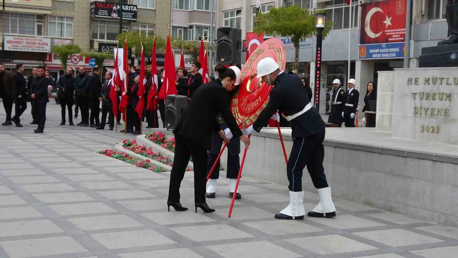 Atatürk, ölümünün 86’ıncı yılında Burdur’da törenlerle anıldı