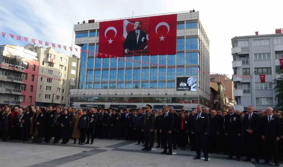 UŞAK’TA CUMHURİYETİN KURUCUSU MUSTAFA KEMAL ATATÜRK’ÜN VEFATININ 86.YILDÖNÜMÜNDE ANMA PROGRAMI