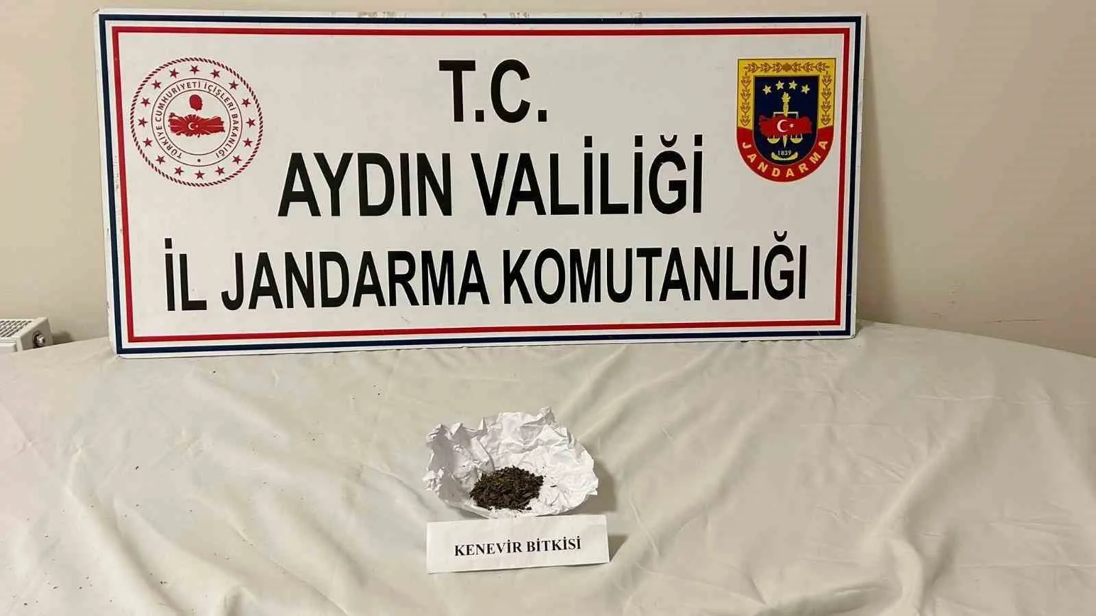 Aydın jandarmasından uyuşturucu operasyonu