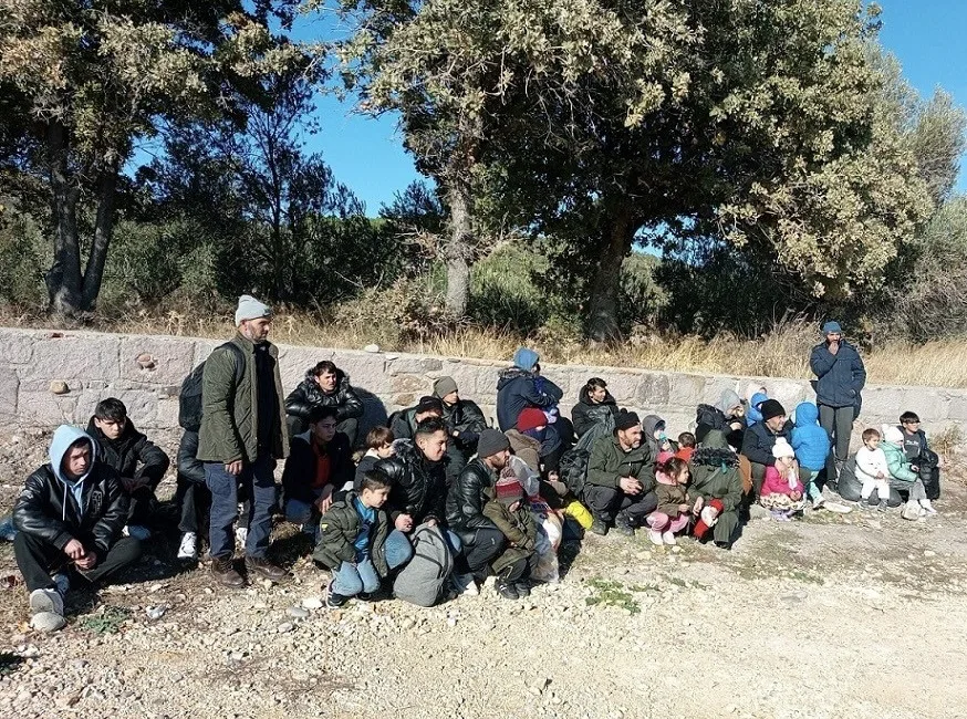 ÇANAKKALE’NİN AYVACIK İLÇESİNDE DENİZDE