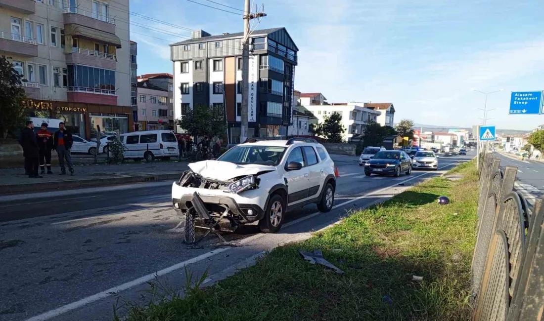 SAMSUN'UN BAFRA İLÇESİNDE YAYA