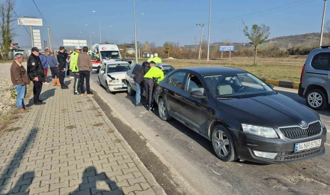 BARTIN'DA TRAFİK IŞIKLARINA MEYDANA