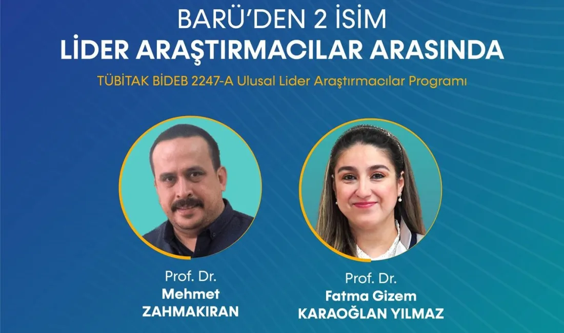 BARTIN ÜNİVERSİTESİNDEN (BARÜ) PROF.