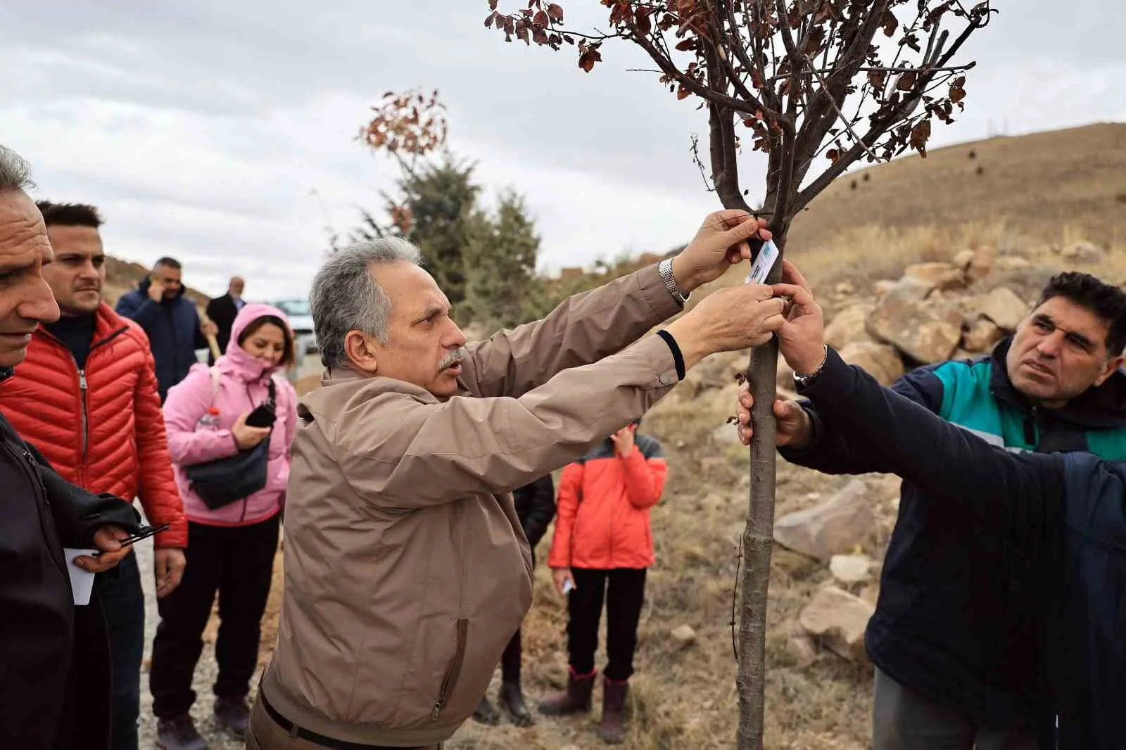 TALAS BELEDİYE BAŞKANI MUSTAFA YALÇIN, ALİ DAĞI’NDA DÜZENLENEN FİDAN DİKME