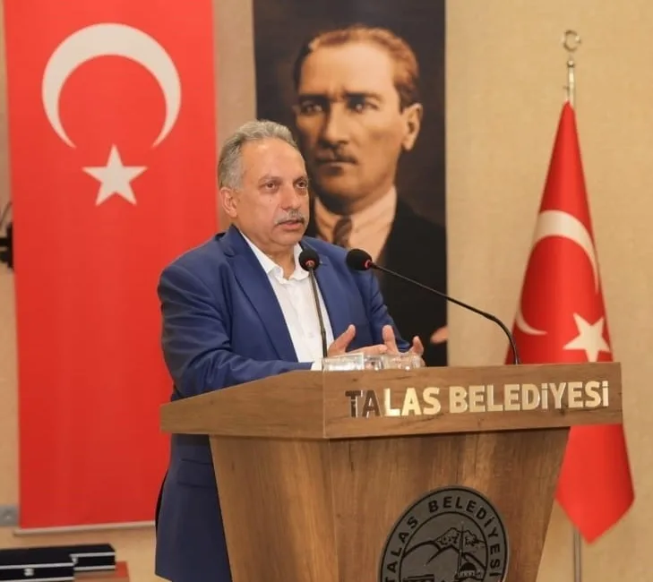 TALAS BELEDİYE BAŞKANI MUSTAFA YALÇIN, TÜRKİYE CUMHURİYETİ’NİN KURUCUSU GAZİ MUSTAFA