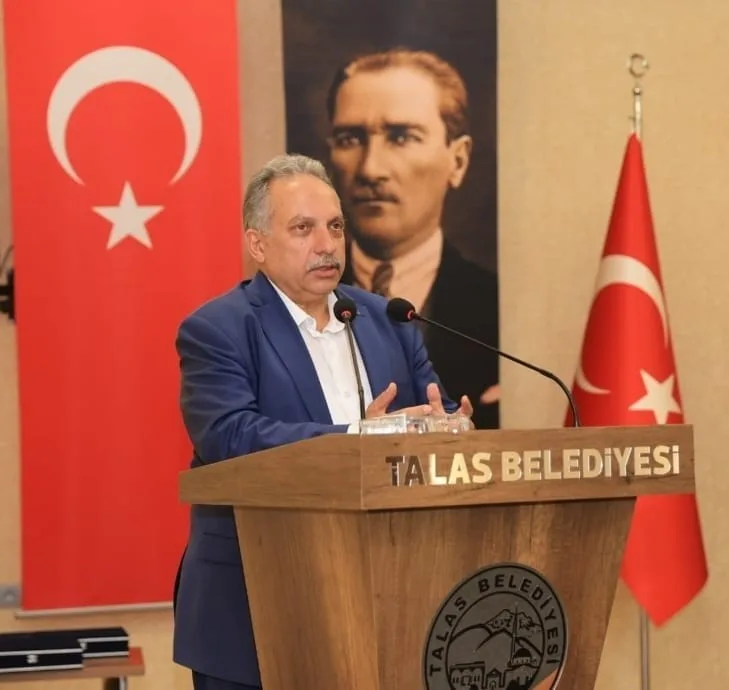 TALAS BELEDİYE BAŞKANI MUSTAFA YALÇIN, TÜRKİYE CUMHURİYETİ’NİN KURUCUSU GAZİ MUSTAFA