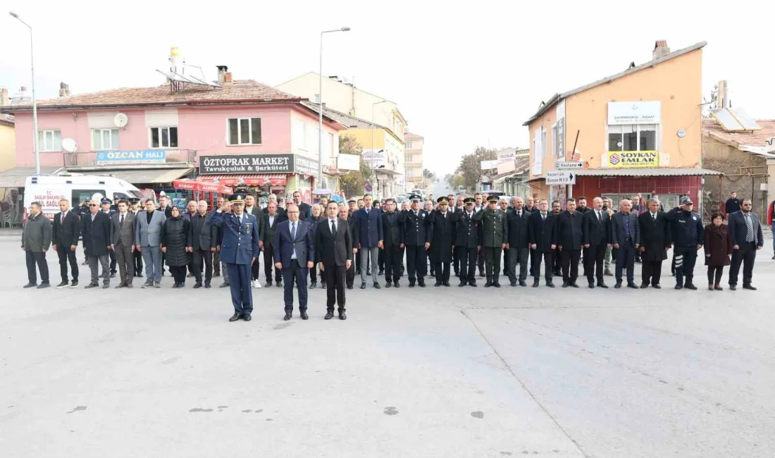 10 KASIM ATATÜRK’Ü ANMA GÜNÜ DOLAYISIYLA, BÜNYAN İLÇESİNDE PROGRAM DÜZENLENDİ.