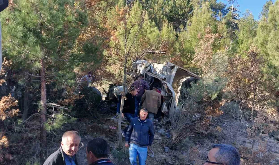 BURDUR’UN GÖLHİSAR İLÇESİNDE YOKUŞ