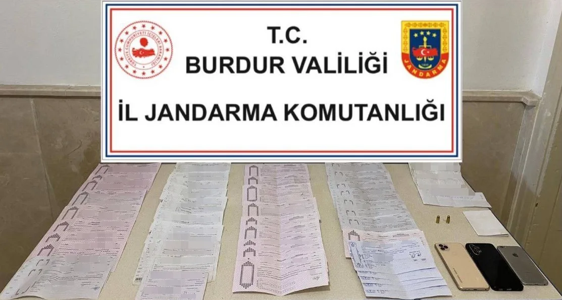 Burdur’da tefecilik operasyonu: 3 gözaltı