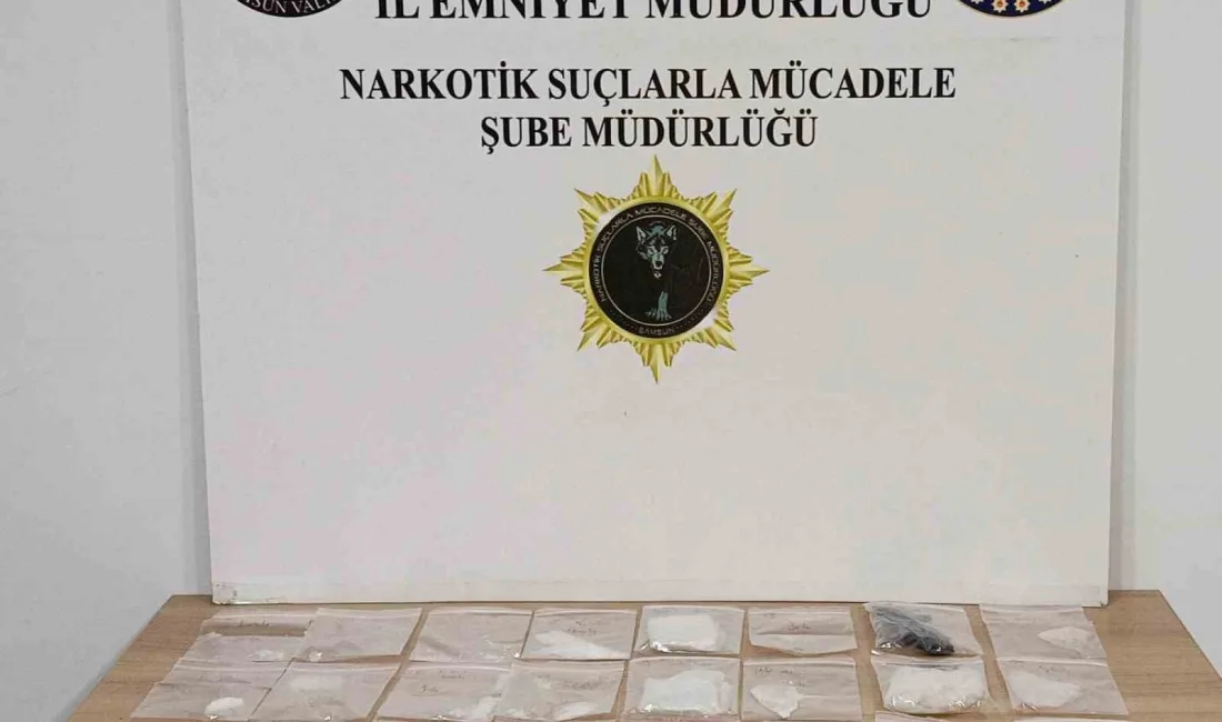 SAMSUN'UN ÇARŞAMBA İLÇESİNDE NARKOTİK