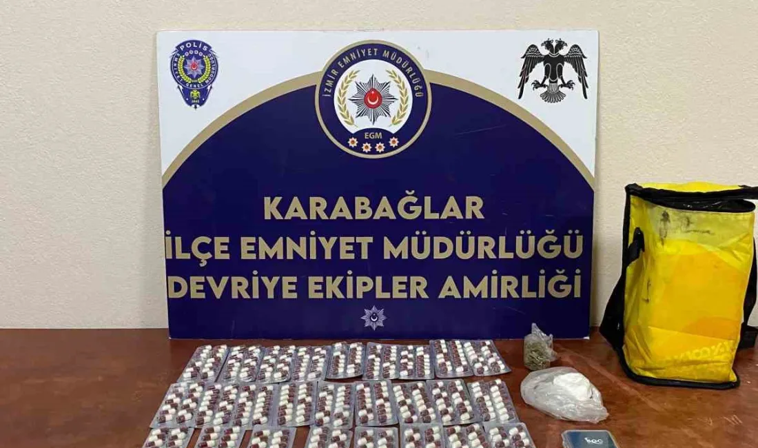 İZMİR'İN KARABAĞLAR İLÇESİNDE POLİSİ