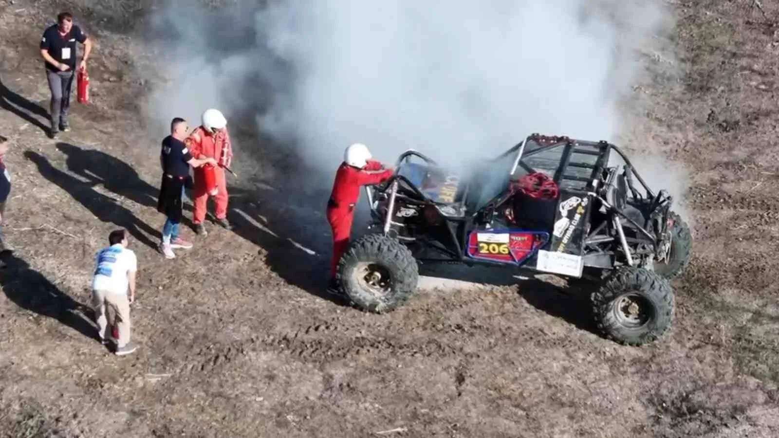 Çorlu’da off-road yarışları nefesleri kesti