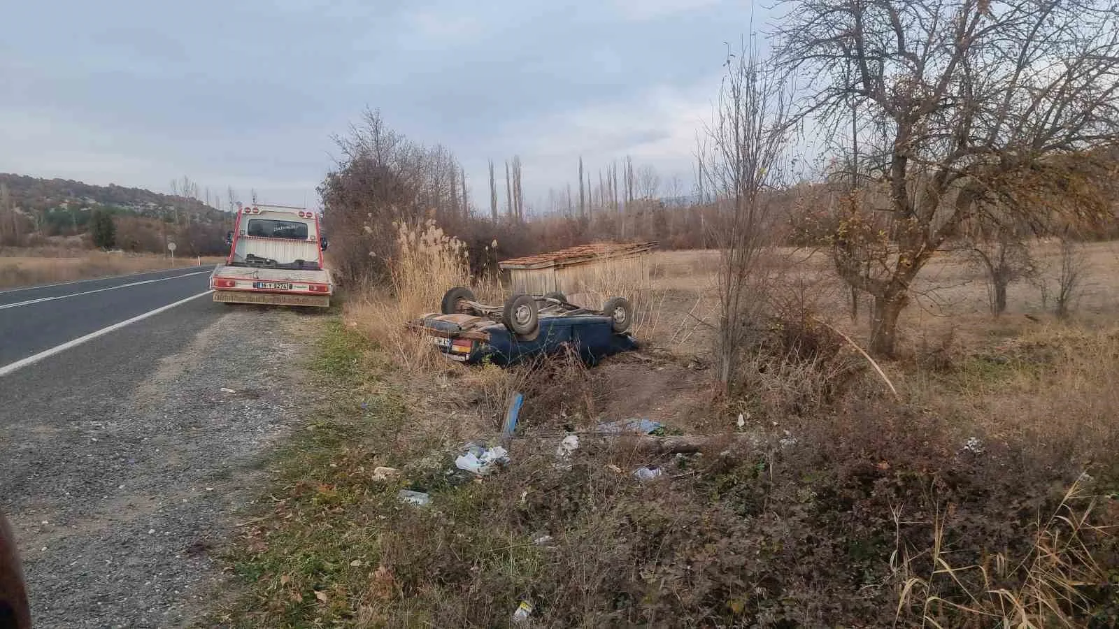 Domaniç’te trafik kazası: 2 yaralı