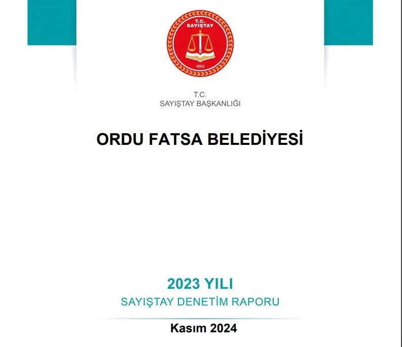 Fatsa Belediyesi’nin ’2023 Yılı Sayıştay Denetim Raporu’