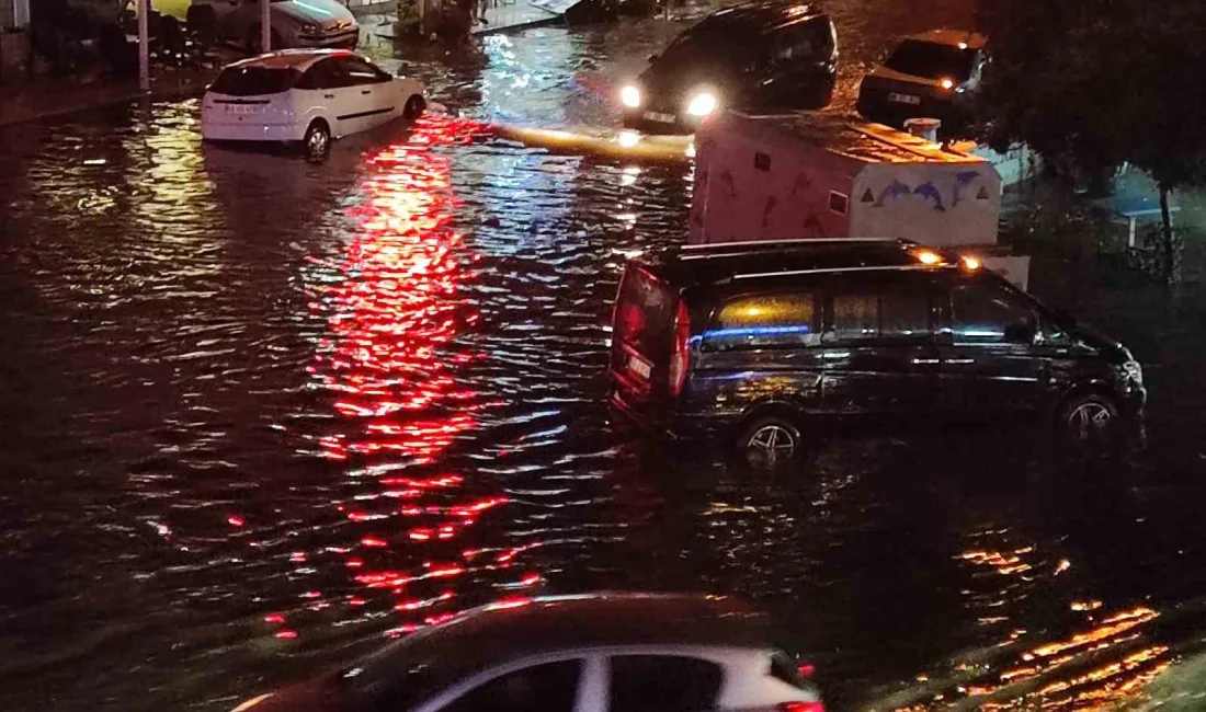 FETHİYE’DE SAĞANAK YAĞIŞ YOLLARI