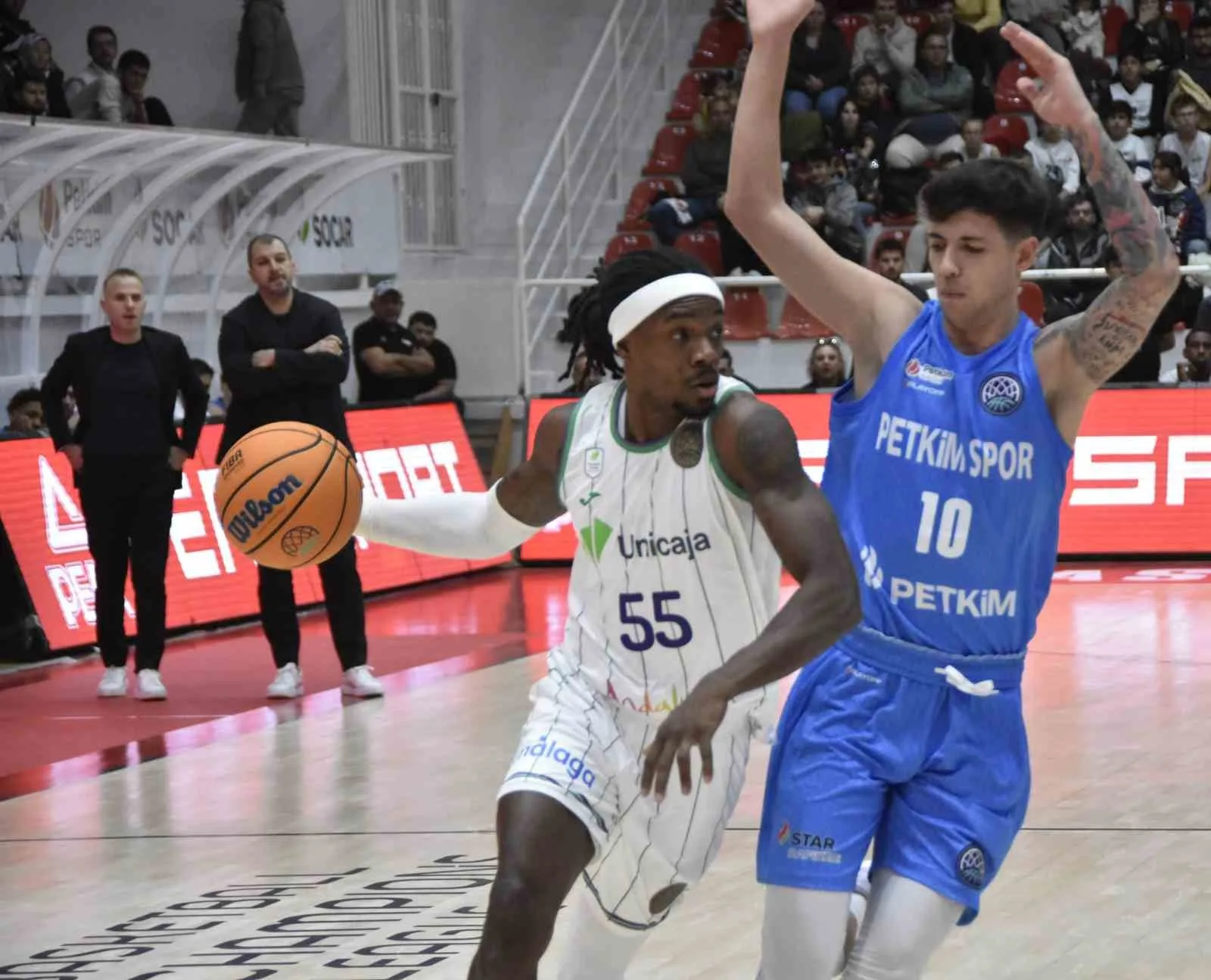 FIBA Şampiyonlar Ligi: Aliağa Petkimspor: 56 – Unicaja: 108