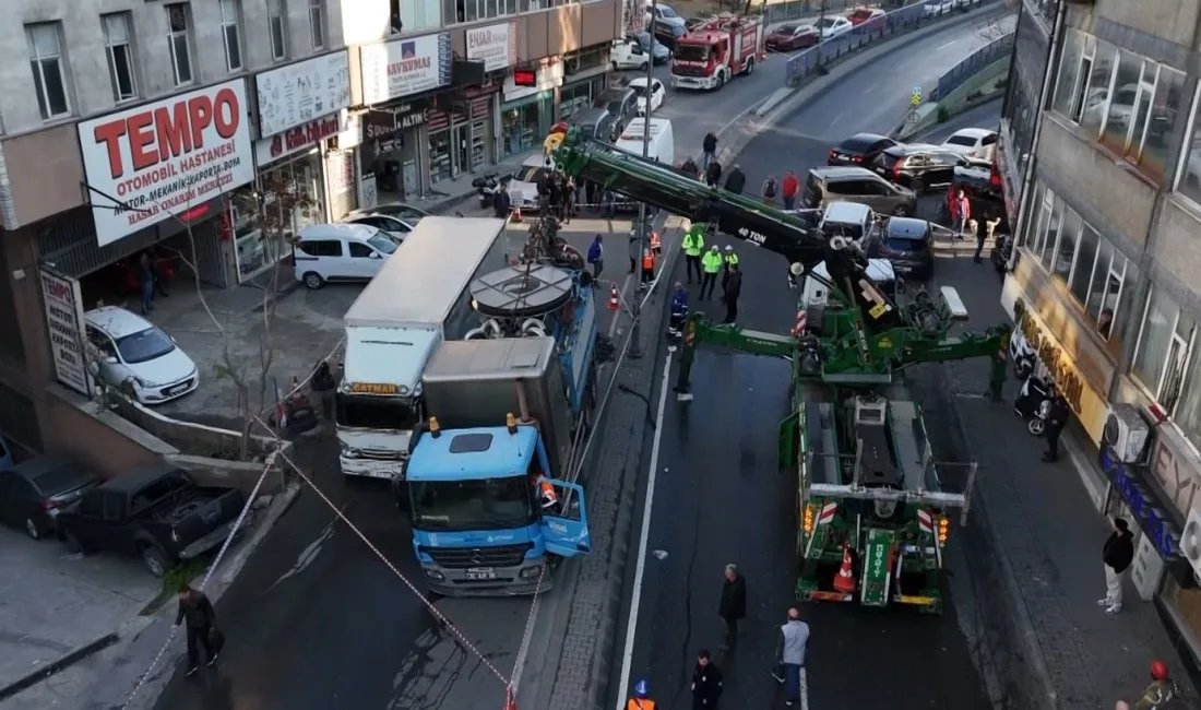 İSTANBUL GÜNGÖREN’DE İSKİ EKİPLERİNE