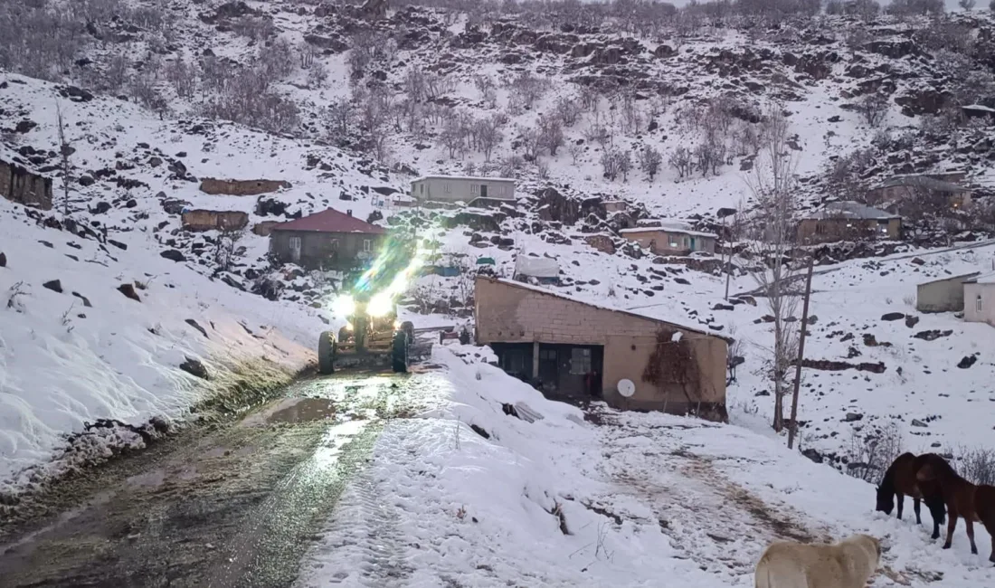 ŞIRNAK’TA KAR YAĞIŞI HAYATI