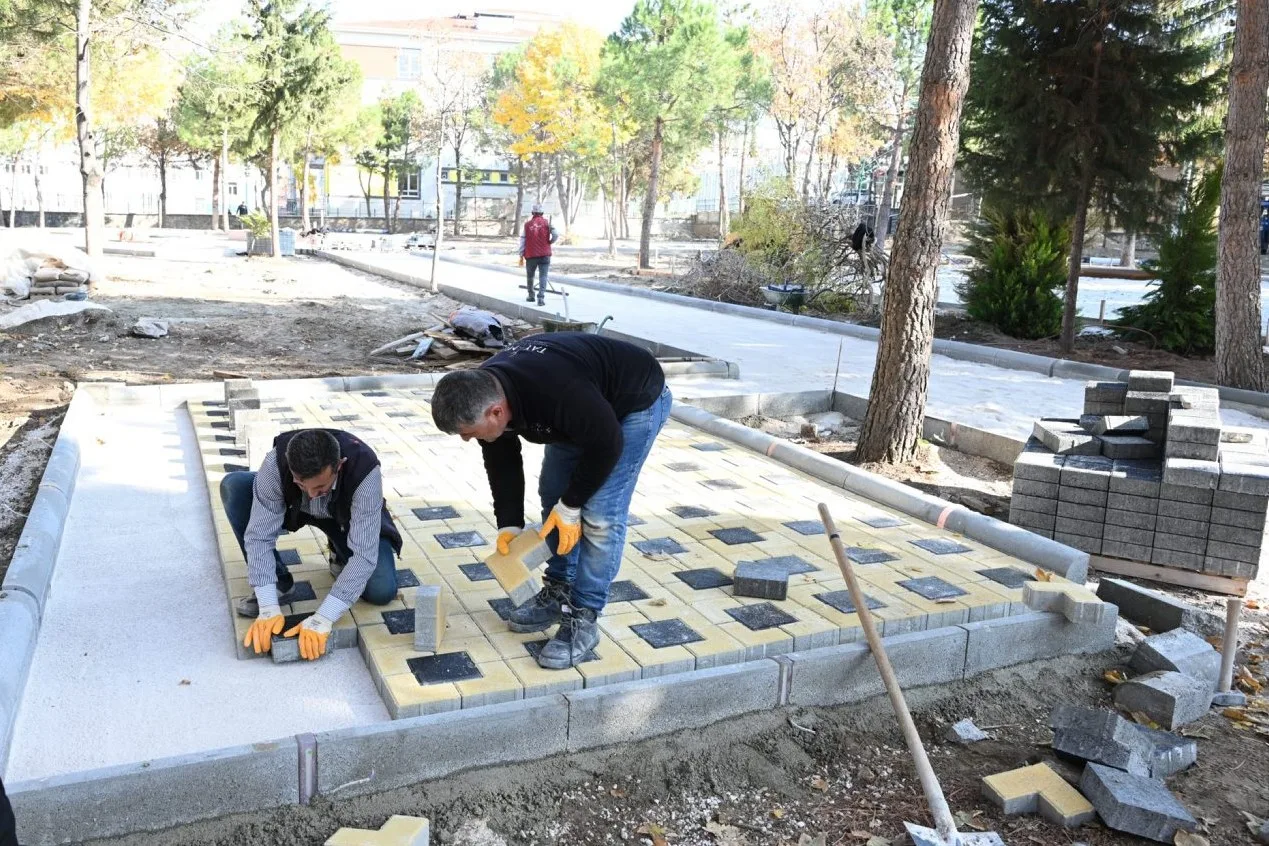 Isparta’da yeni park çalışmaları devam ediyor