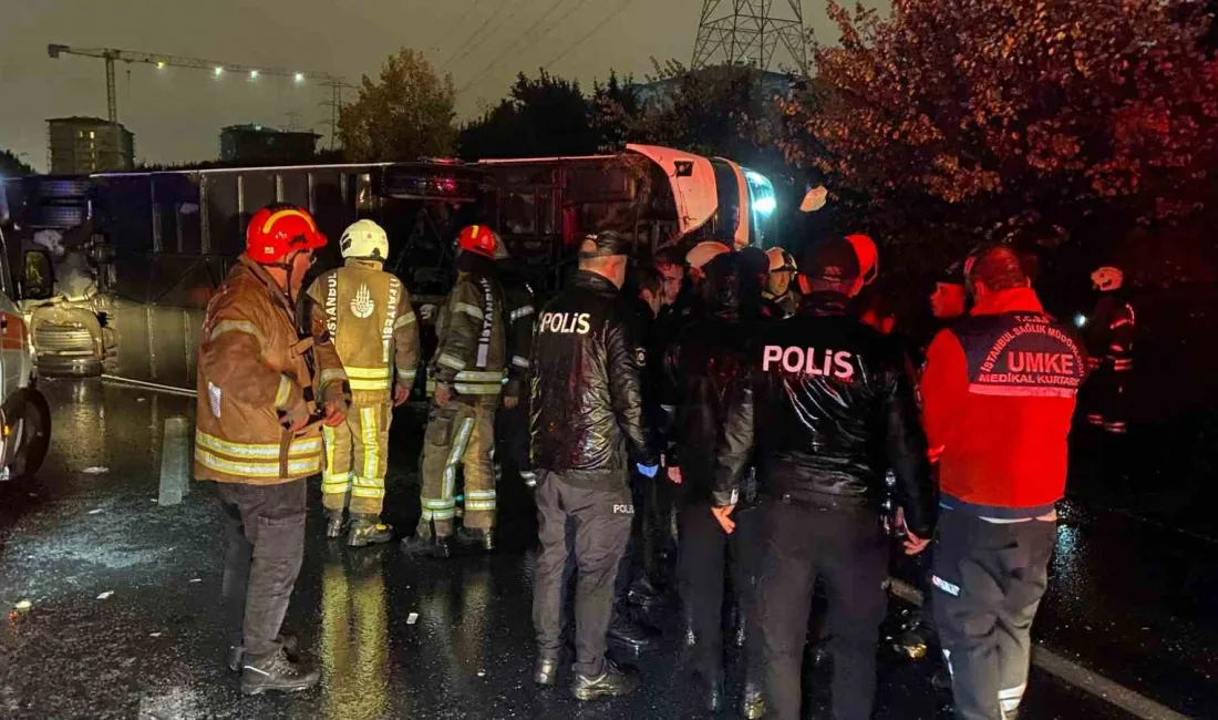 İSTANBUL BAYRAMPAŞA'DA YOLCU OTOBÜSÜ