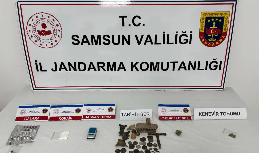 SAMSUN'DA JANDARMA EKİPLERİ TARAFINDAN