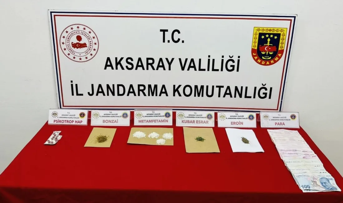 AKSARAY’DA UYUŞTURUCU TACİRLERİNE YÖNELİK