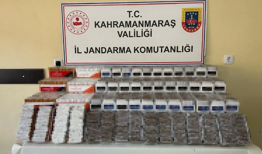 KAHRAMANMARAŞ’TA DÜZENLENEN KAÇAKÇILIK OPERASYONUNDA