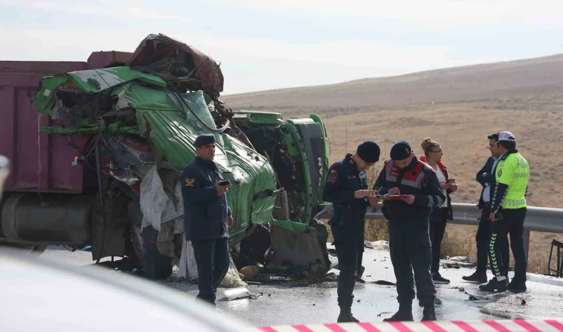 KAZA, ÖĞLE SAATLERİNDE KONYA-AFYONKARAHİSAR