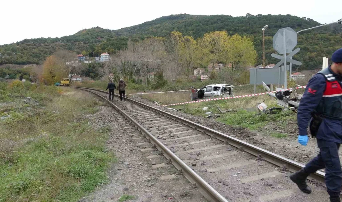 ZONGULDAK'TA YOL BAKIM TRENİ;