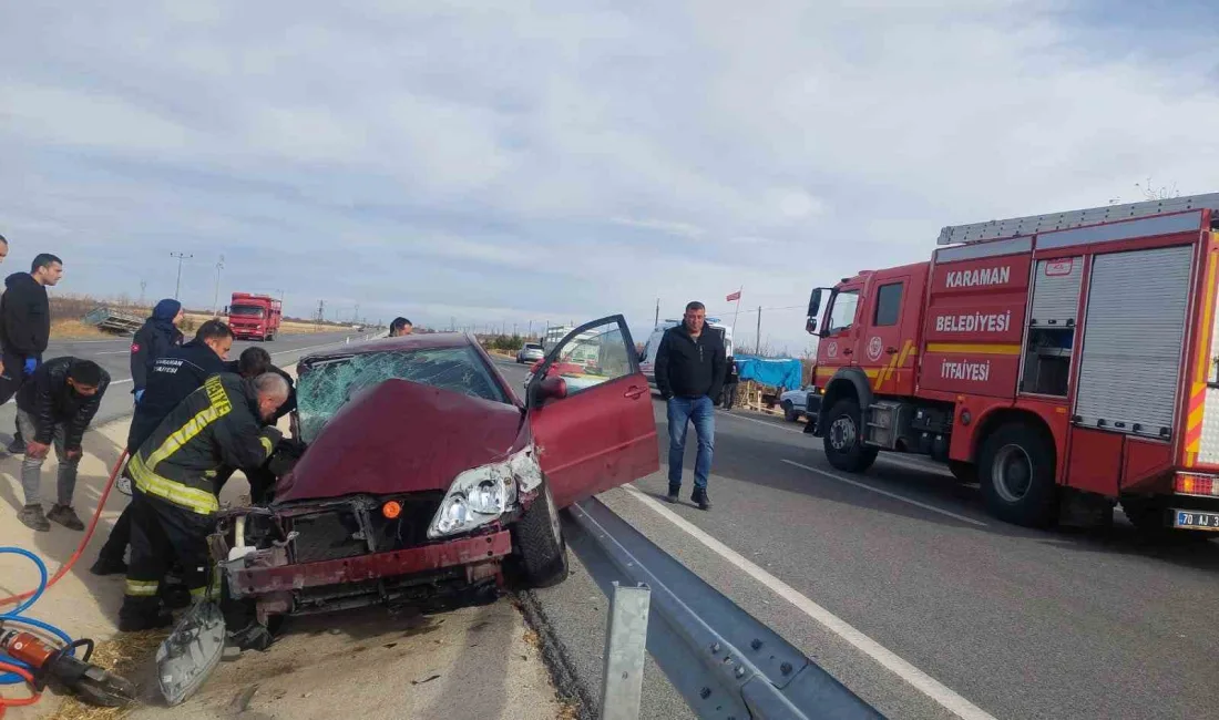 KARAMAN’DA KONTROLDEN ÇIKAN BİR