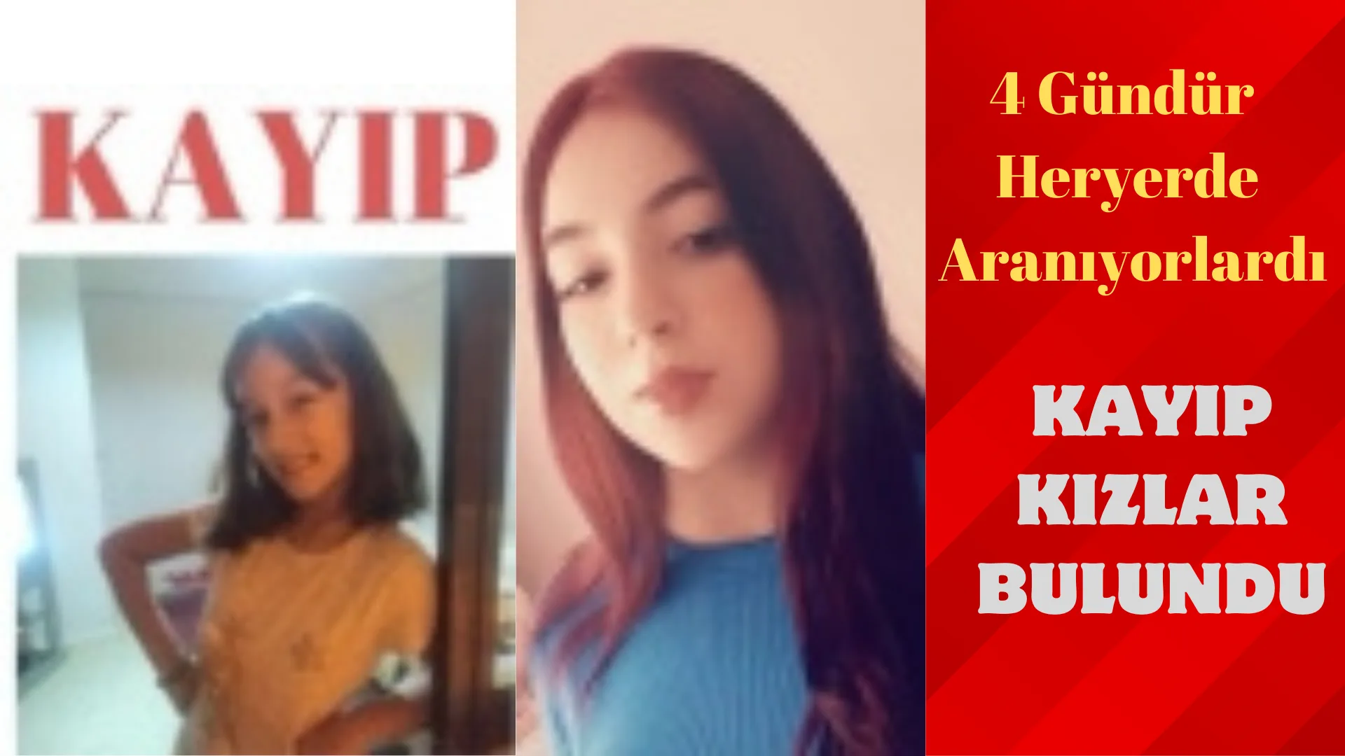 Kaybolan 2 kız çocuğu polis ekiplerince bulundu