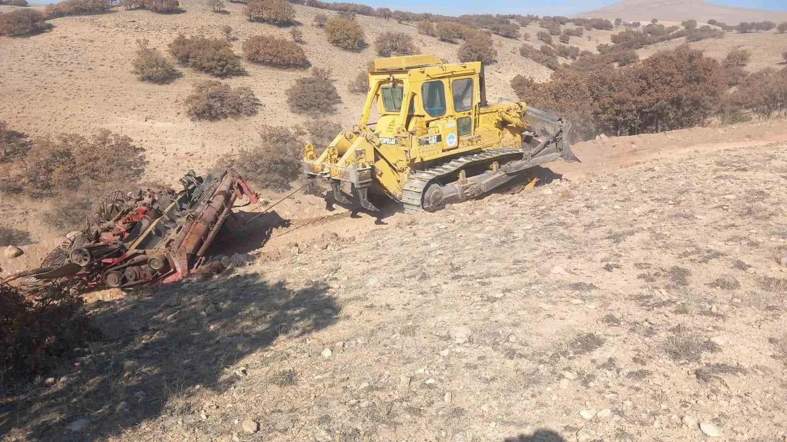 KAYSERİ BÜYÜKŞEHİR BELEDİYESİ, KOCASİNAN İLÇESİNDE 40 METRE DERİNDEKİ ŞARAMPOLE YUVARLANAN