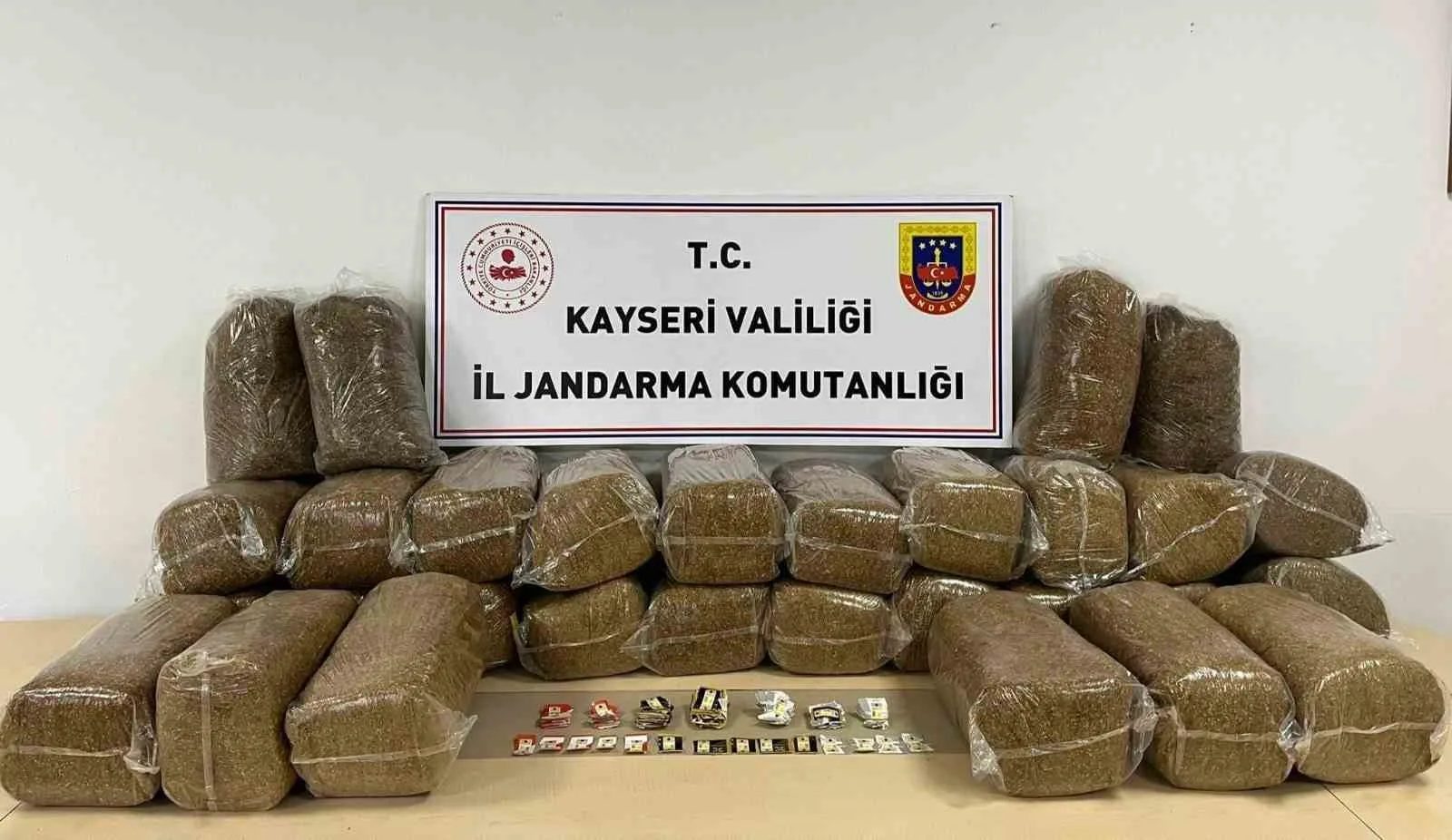 KAYSERİ İL JANDARMA KOMUTANLIĞI EKİPLERİNCE YAPILAN ÇALIŞMALARDA PİYASA DEĞERİ 200