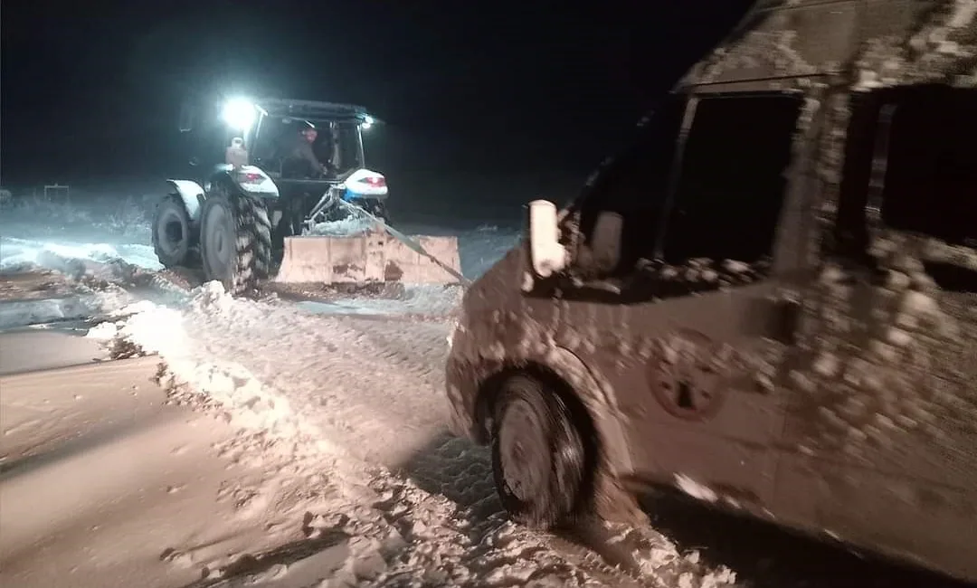 KAYSERİ'DE YOĞUN KAR YAĞIŞI