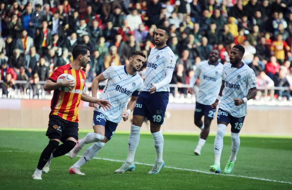 KAYSERİSPOR, FENERBAHÇE İLE OYNADIĞI