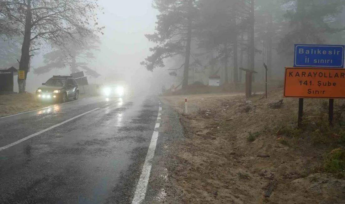 BALIKESİR’DE AKŞAM SAATLERİNDE KAZDAĞLARI