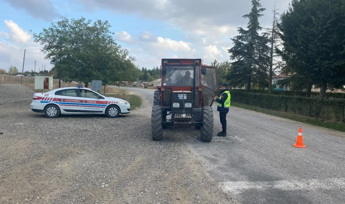 KIRKLARELİ’NDE JANDARMA EKİPLERİNCE DÜZENLENEN