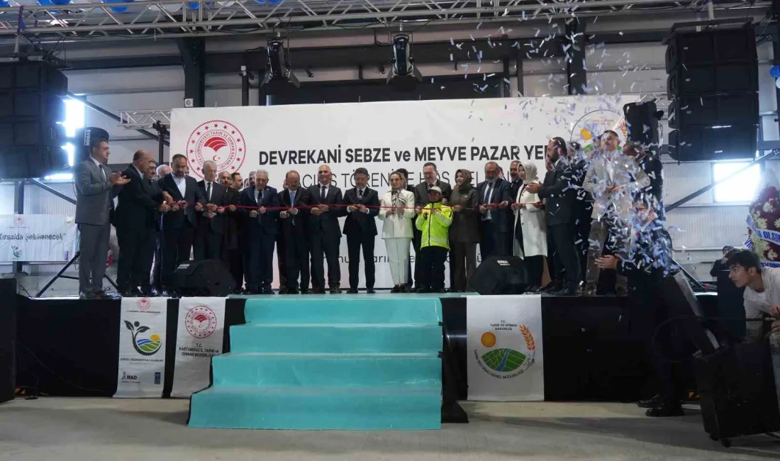 DEVREKANİ KAPALI PAZARYERİ TÖRENLE