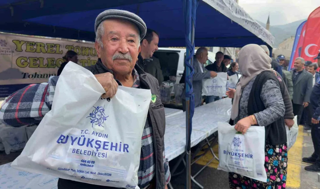 KOÇARLI’DA VATANDAŞLAR BÜYÜKŞEHİR’İN FİDELERİ