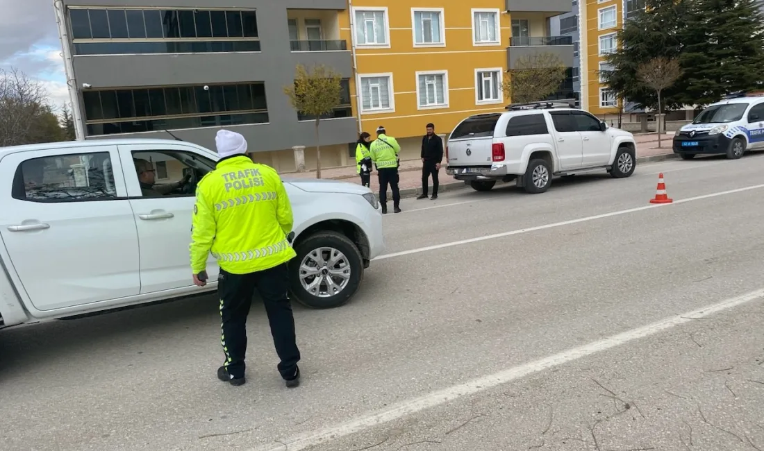 KONYA'NIN KULU İLÇESİNDE TRAFİK