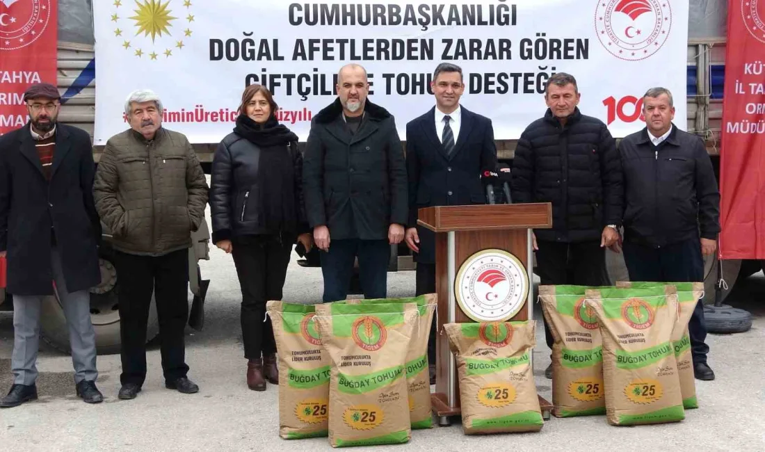 KÜTAHYA'DA DOĞAL AFETLERDEN ZARAR